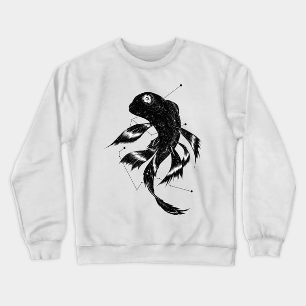 Cosmic Koi Crewneck Sweatshirt by TenkenNoKaiten